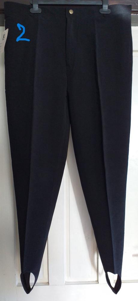 Čierne nohavice pre staršie dámy, 40