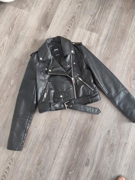 Koženkova bunda, pull&bear,m