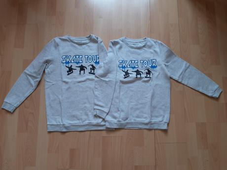 Teplákové mikiny 158 pre dvojičky, 158