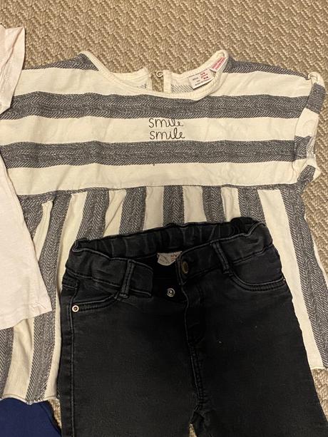 Balík oblečenia zara s poštovným, 104–116