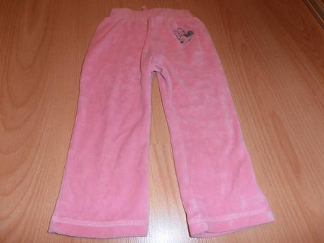 Velurove teplaky s minnie,len oprate, zara,98