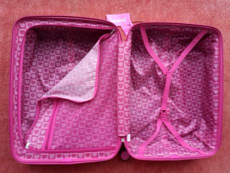 Rock love island dámsky cestovný kufor veľkosť m,