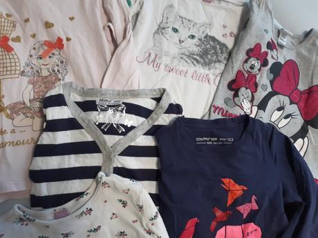 Balík tričiek dlhý rukáv 110/116, palomino,110