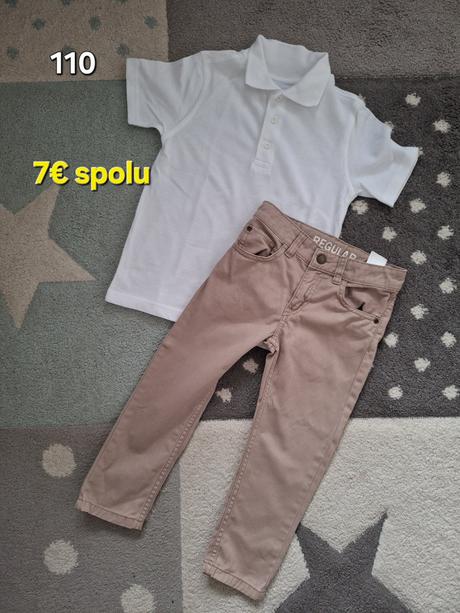 Spolocensky set 110 - nohavice, polokosela, h&m,110