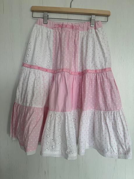 Točivá sukňa ružová, 140