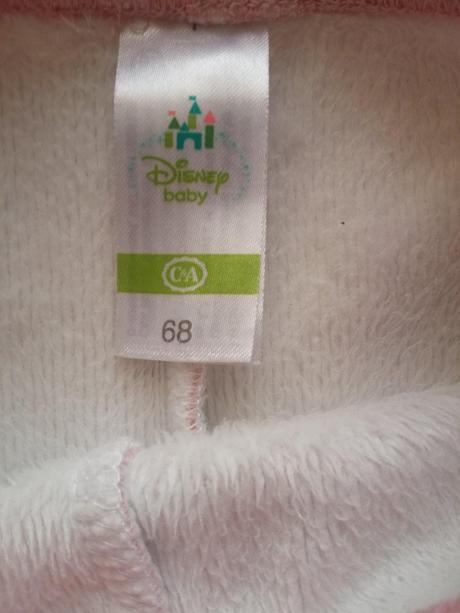 Ružové flísom zateplené legíny bambi (68), disney,68