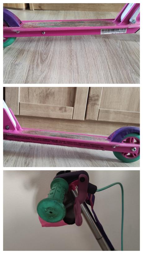 Detská kolobežka s blikajúcim kolesom, oxelo