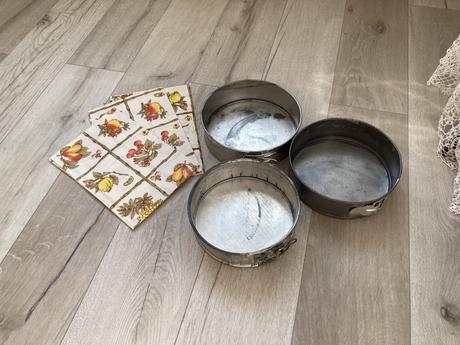 Formy okrúhle na pečenie,  3 kusy, 