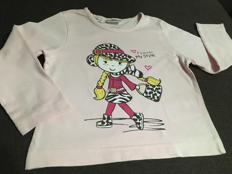 Tričko s dievčatkom bonprix, bonprix,104