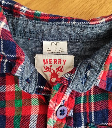 Košeľa karovaná, f&f,110