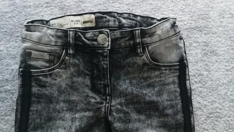 Čierne rifle 8-9 r, h&m,134