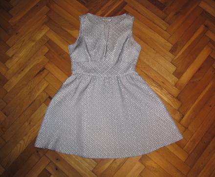 Strieborné šaty veľkosť m-l, l