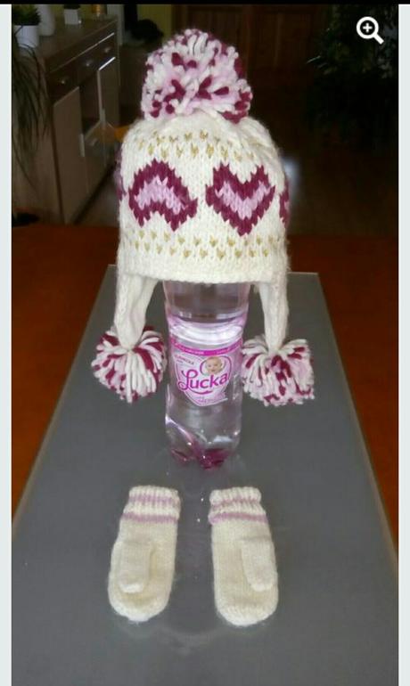 Čiapka s rukavičkami, age,80