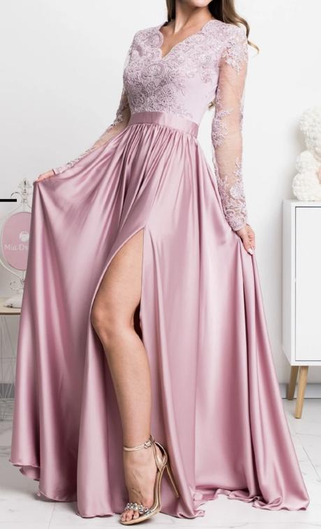 Ružové spoločenské šaty, xl