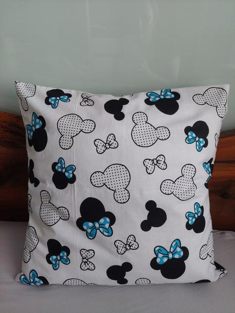 Obliečka na vankúšik 45x45 minnie modrá, šírka (cm): 45,dĺžka (cm): 50