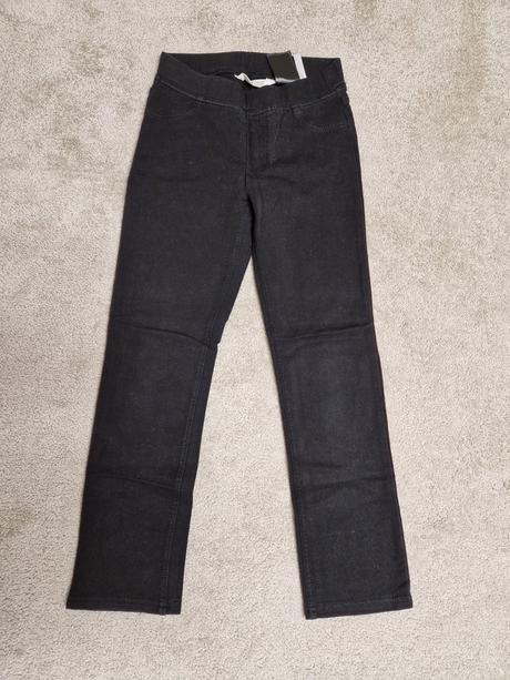 Nohavice čierne h&m 134, h&m,134