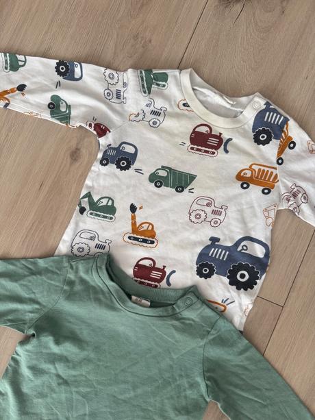 2ks tričiek 2-4mesiacov, h&m,68