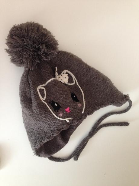 Čiapka s mačičkou, h&m,86