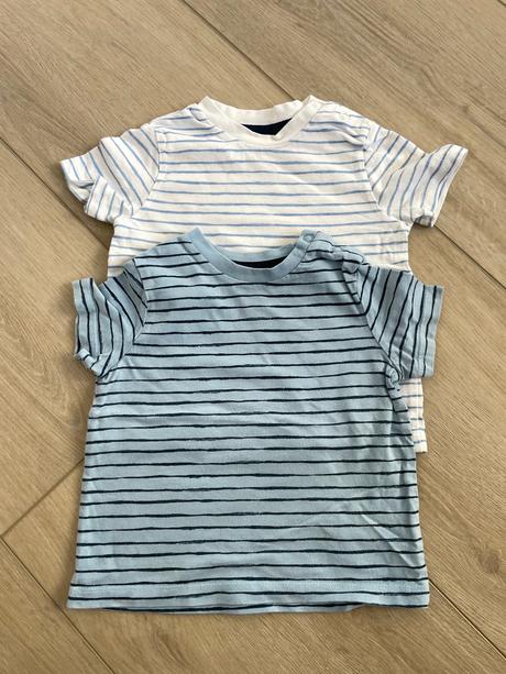 Pásikavé tričká 2ks, f&f,80