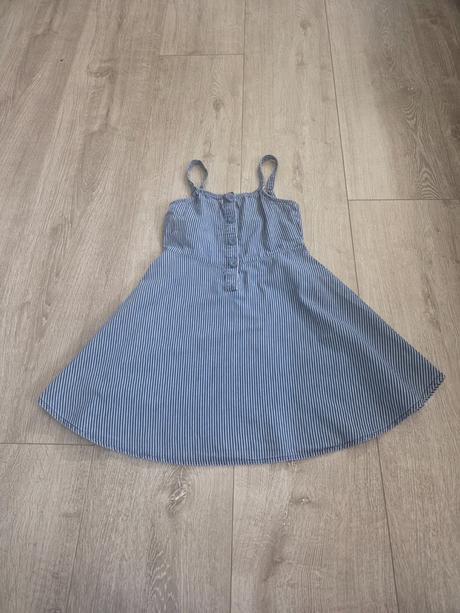 Riflové šaty / šatová sukňa, benetton,134