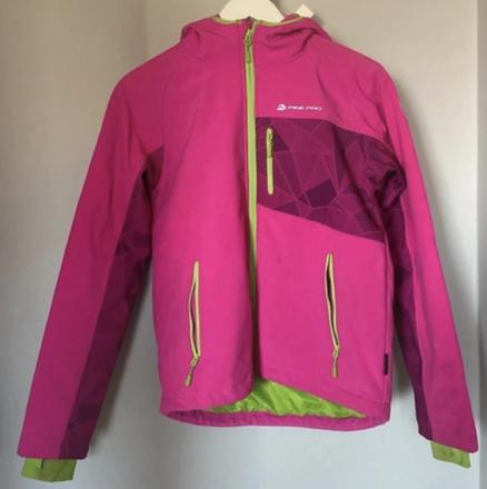 Hrubšia  softshel bunda top, alpine pro,164