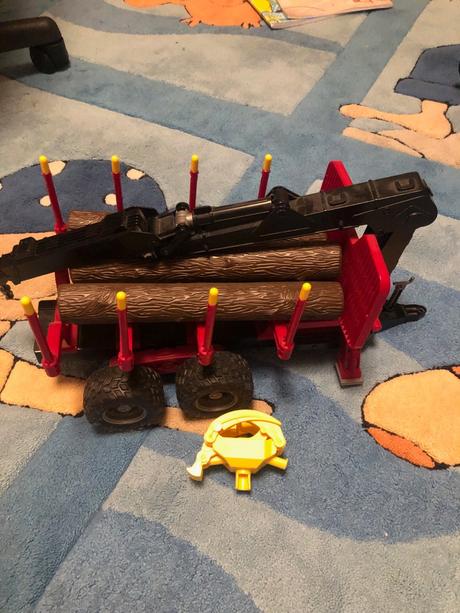 Prepravník na drevo s rukou - bruder 2252,