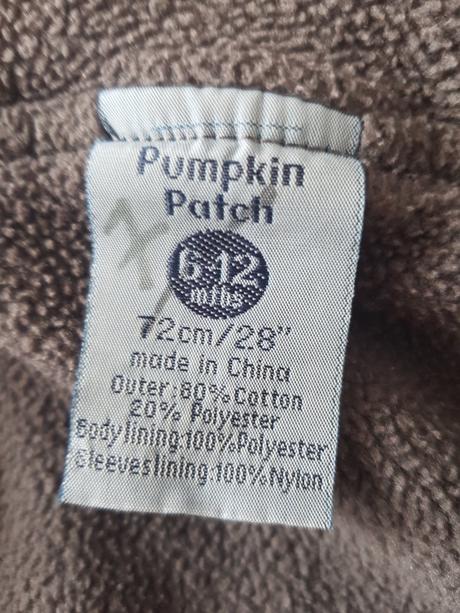 Mikina, pumpkin patch,68