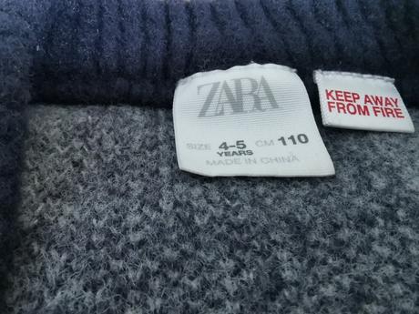 Teplý svetrík, zara,110