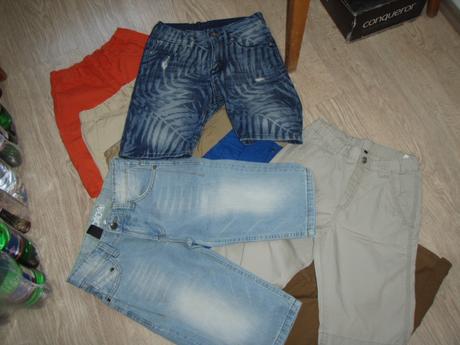 Bavlnené krátke nohavice, c&a,134