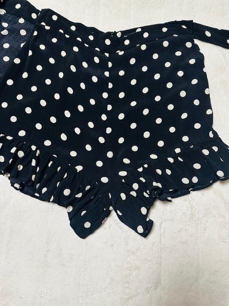 Šortková sukňa s volánom na previazanie zara, zara,l