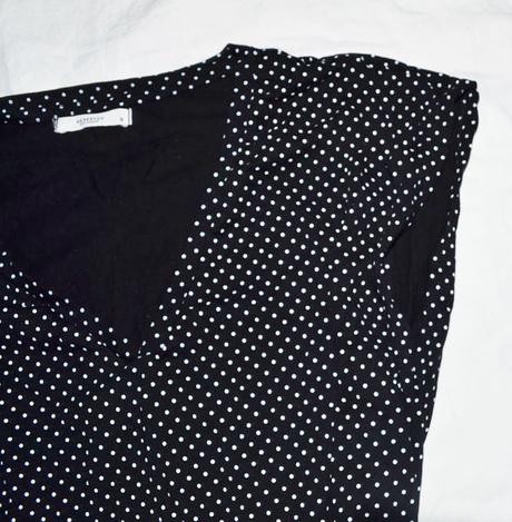 Čiernobiele bodkované šaty v s-m, reserved,s