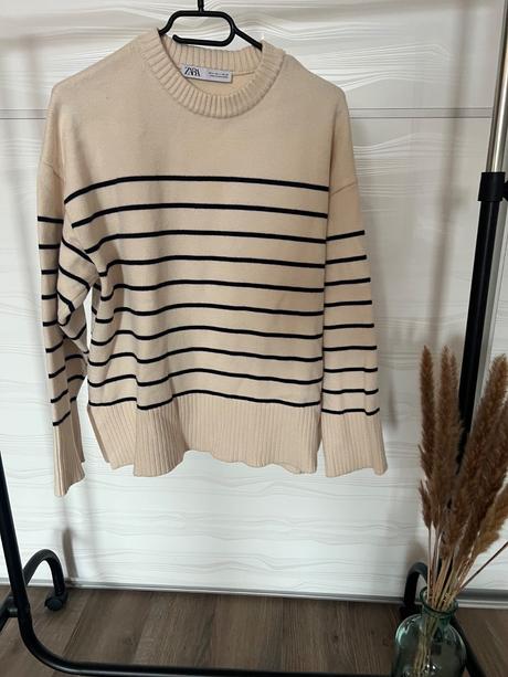 Zara viralny pasikavy sveter, zara,l