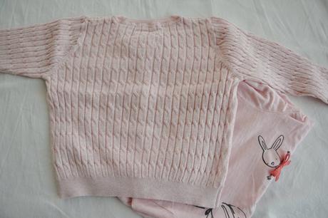 Jemný ružový svetrík, v super stave, next,86