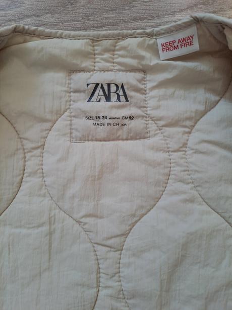 Zara prechodna bunda beige unisex 92 na cvocky, zara,92