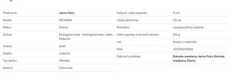 Tenisky jenny fairy, 38