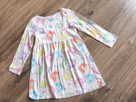 Šaty jednorožce, h&m,110