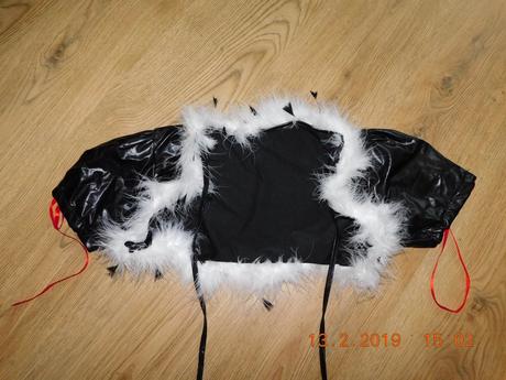 60s. kožené bolero na karneval,