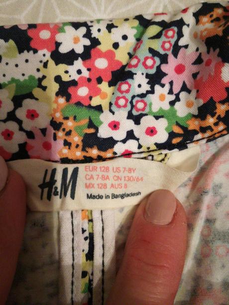 Detska bunda, h&m,128