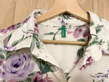 Kvetovana košeľa benetton, benetton,s