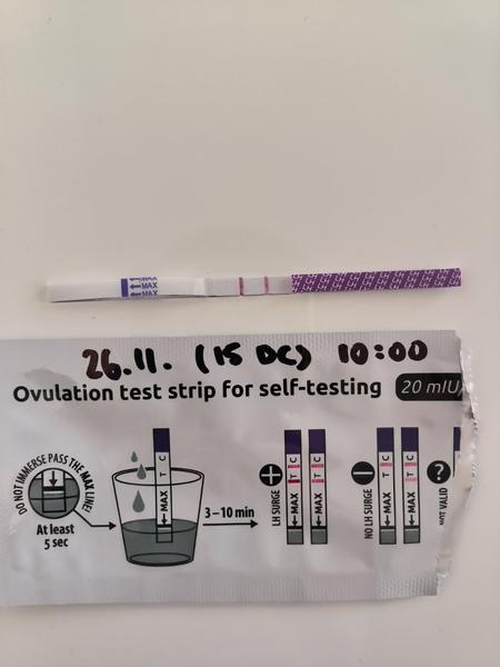 Je tento ovulačný test pozitívny?