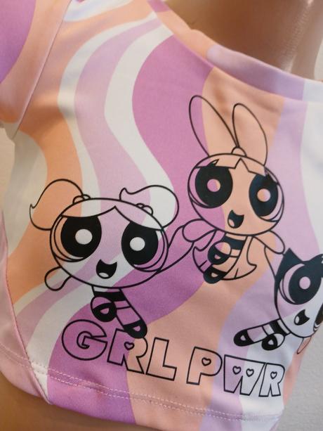 Dievčenský crop top powerpuff girls (116), 116