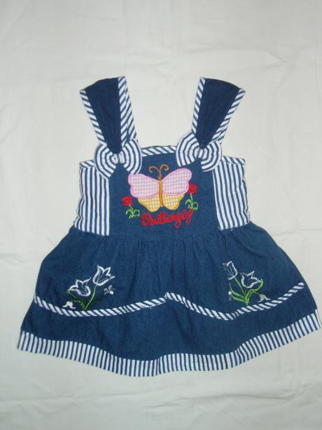 Riflové šaty veľ.1-2.rok, 86