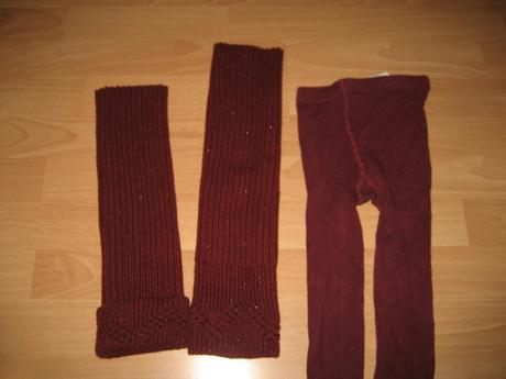 Bordové štucne a pančušky, zara,164