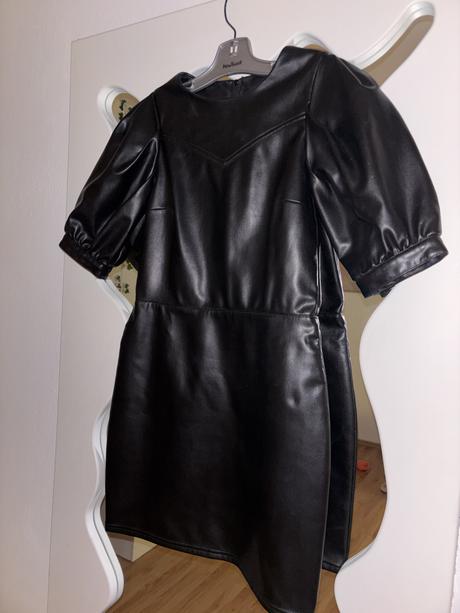 Koženkove šaty h&m 36, h&m,36