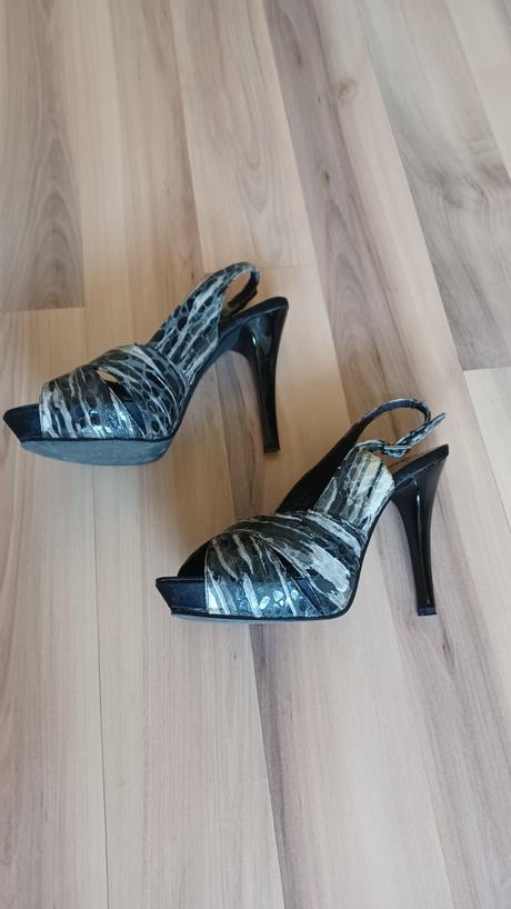 Sandále na opätku, 36