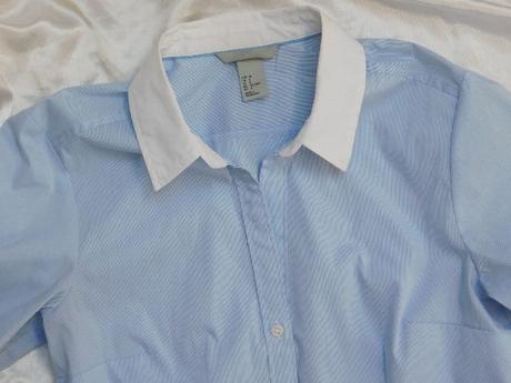 Pekna košelova strečova bluzka, h&m,38