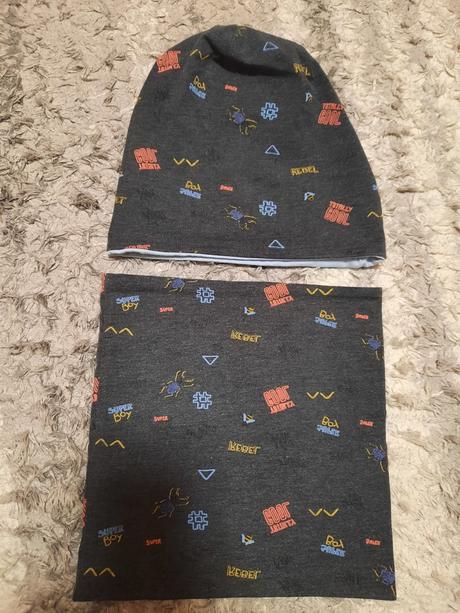 Obojstranná čiapka a nákrčník, coccodrillo,110