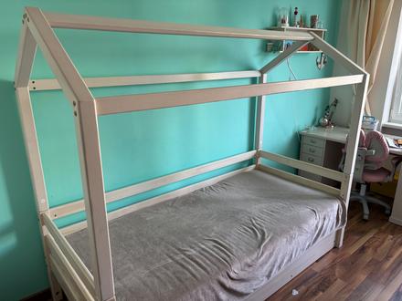 Domestav nadstavba na postel domcek, šírka (cm): 90,dĺžka (cm): 200
