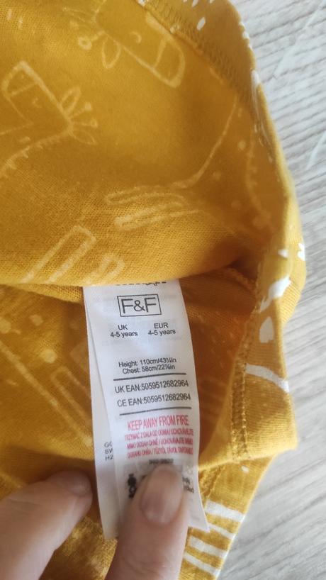 Horčicové šaty, f&f,110