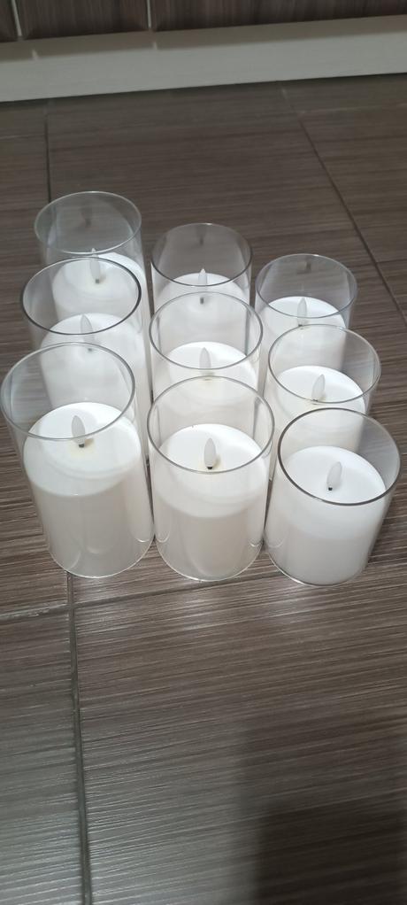Led sviečky 9ks, 